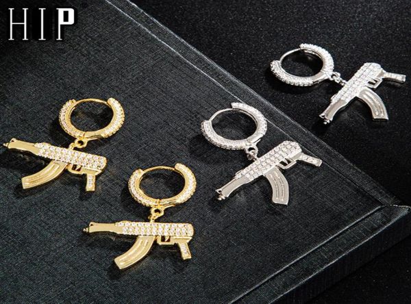 hip hop 1pair iced zircon ak47 gun earring gold color micro paved aaa bling cz stone earrings for men jewelry 22021496636868439392, Silver
hip hop 1pair iced zircon ak47 gun earring gold color micro paved aaa bling cz stone earrings for men jewelry 22021496636868439392, Silver