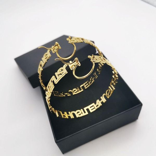 charm ai new 2022 personalized letters hoop earrings stainless steel letters hoop women earrings handmade earring gifts for women, Golden
charm ai new 2022 personalized letters hoop earrings stainless steel letters hoop women earrings handmade earring gifts for women, Golden