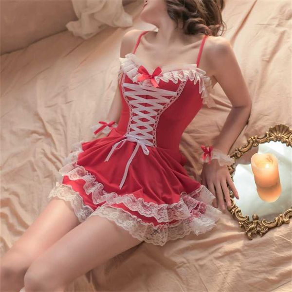 36% off ribbon factory store lingerie skirt maid unified nose to remove temptation from maid' pajamas, Red;black
36% off ribbon factory store lingerie skirt maid unified nose to remove temptation from maid' pajamas, Red;black