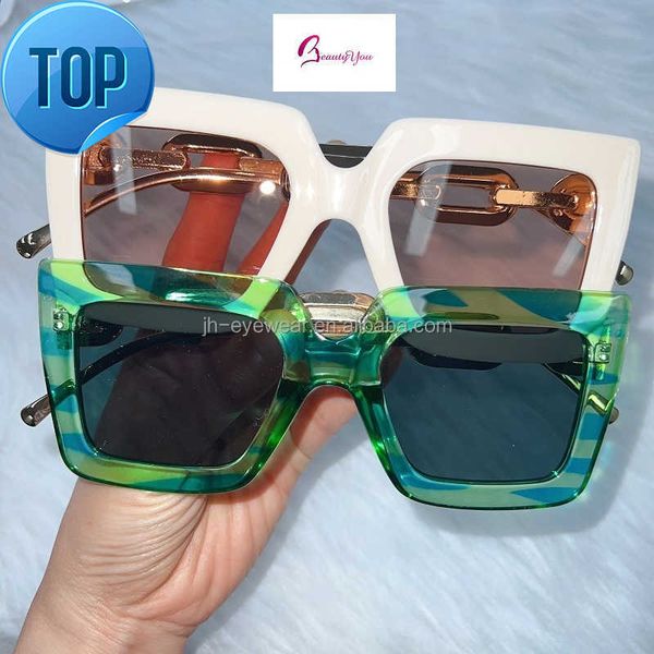 new trendy metal chain square large frame anti-blue light glasses personalized custom sunglasses women, White;black
new trendy metal chain square large frame anti-blue light glasses personalized custom sunglasses women, White;black