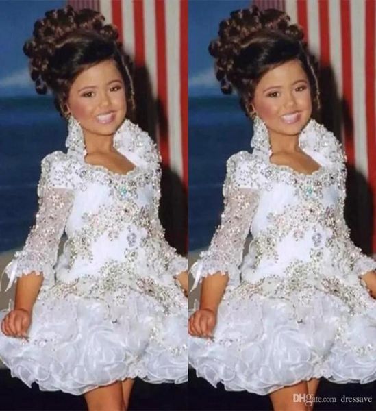 glitz pageant dresses for girls little girl birthday gowns 34 sleeve beads crystal rhinestone ruffles cupcake flower girl dress6615471, White;blue
glitz pageant dresses for girls little girl birthday gowns 34 sleeve beads crystal rhinestone ruffles cupcake flower girl dress6615471, White;blue