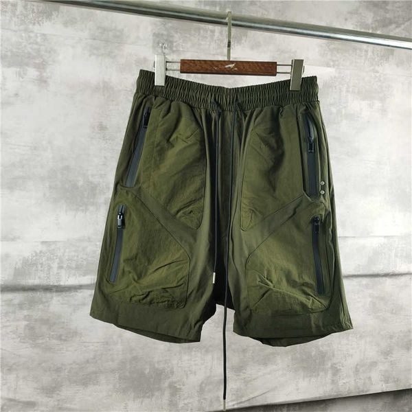 high street dark style casual shorts multi pocket work clothes men's and women's casual pants, White;black
high street dark style casual shorts multi pocket work clothes men's and women's casual pants, White;black