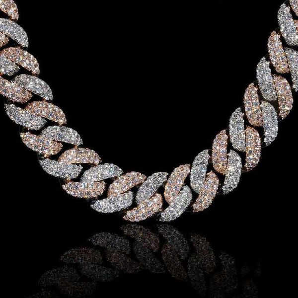 sterling silver 925 two tone prong set miami iced out vvs moissanite cuban link chain
sterling silver 925 two tone prong set miami iced out vvs moissanite cuban link chain