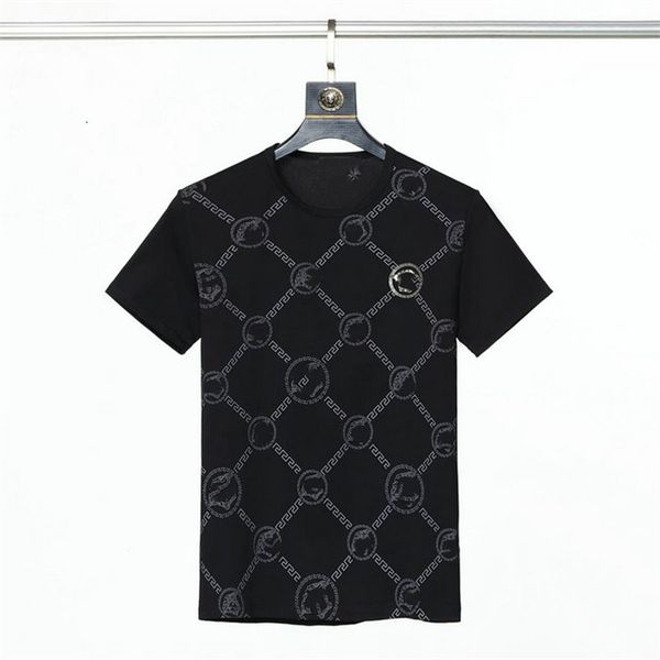 men's t-shirt men's designer tide high-end cotton printed geometric pattern short sleeve fried street hip-hop shirt size m-xxxl b2, White;black
men's t-shirt men's designer tide high-end cotton printed geometric pattern short sleeve fried street hip-hop shirt size m-xxxl b2, White;black