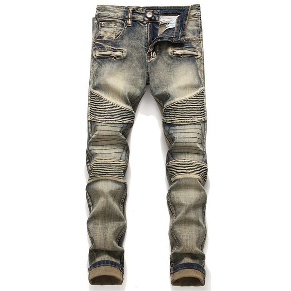 designer mens jeans hip hop pants ripped high street fashion brand pantalones vaqueros para hombre motorcycle embroidery trendy long with ho, Blue
designer mens jeans hip hop pants ripped high street fashion brand pantalones vaqueros para hombre motorcycle embroidery trendy long with ho, Blue