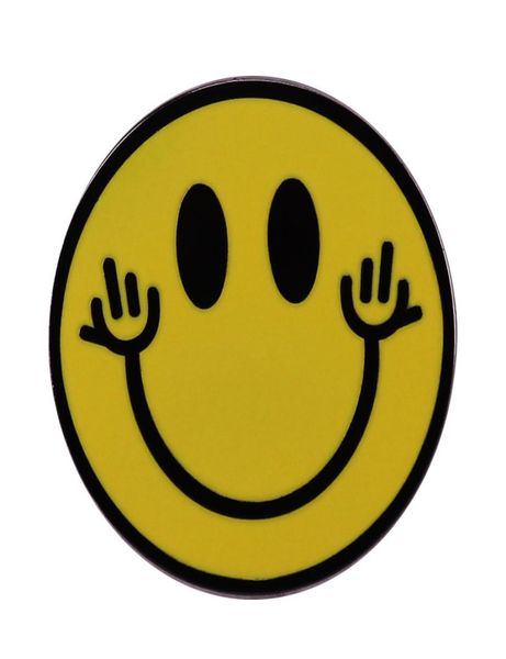 funny middle finger smile enamel pin yellow happy faces jacket lapel pins metal brooch badges accessories6138564, Blue
funny middle finger smile enamel pin yellow happy faces jacket lapel pins metal brooch badges accessories6138564, Blue