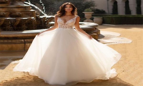 vneck lace appliques aline wedding dresses tulle custom sleeveless bridal gowns spring robe de mariage garden formal backle8989044, White
vneck lace appliques aline wedding dresses tulle custom sleeveless bridal gowns spring robe de mariage garden formal backle8989044, White