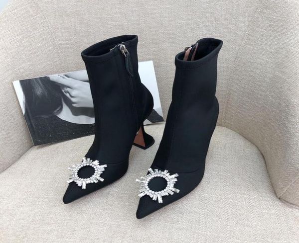 amina muaddi black stretchy sockstyle ankle boots sun buckled cubic heel pointed toes side zip leather sole booties for women lux4898022
amina muaddi black stretchy sockstyle ankle boots sun buckled cubic heel pointed toes side zip leather sole booties for women lux4898022