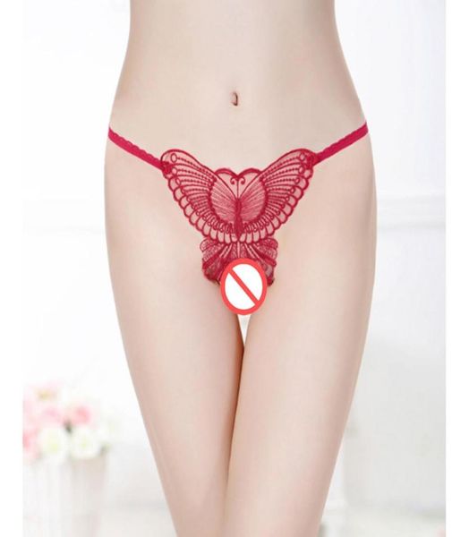 women lace seductive open crotch pants female avoid taking off lingerie butterfly shaped underwear3113331, Red;black
women lace seductive open crotch pants female avoid taking off lingerie butterfly shaped underwear3113331, Red;black