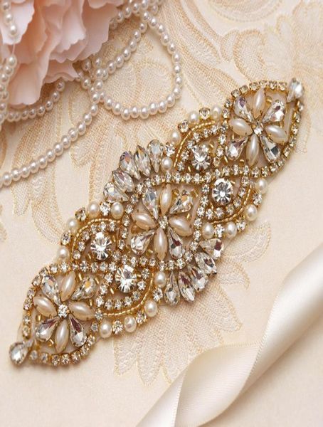 missrdress bridal dress sash belt gold crystal rhinestones pearls wedding belt and sash for women dresses ys8482284792, White 
missrdress bridal dress sash belt gold crystal rhinestones pearls wedding belt and sash for women dresses ys8482284792, White