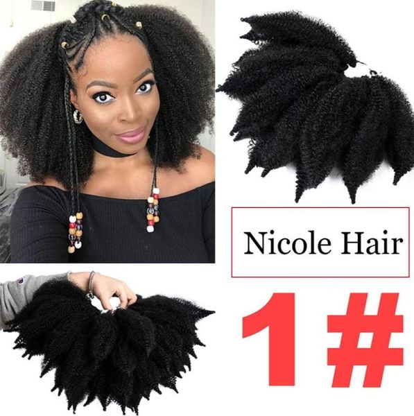 nicole 8 inch crochet marley braids black brown bug color hair soft afro synthetic braiding hair extensions high temperature8705910
nicole 8 inch crochet marley braids black brown bug color hair soft afro synthetic braiding hair extensions high temperature8705910