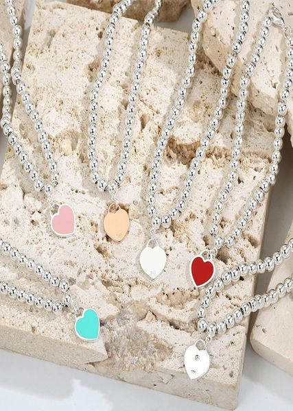 tdesigner heart charms beaded bracelet necklace stud earrings sets women luxury brand jewelry classic fashion heart pendant 925 s2006366, Black
tdesigner heart charms beaded bracelet necklace stud earrings sets women luxury brand jewelry classic fashion heart pendant 925 s2006366, Black