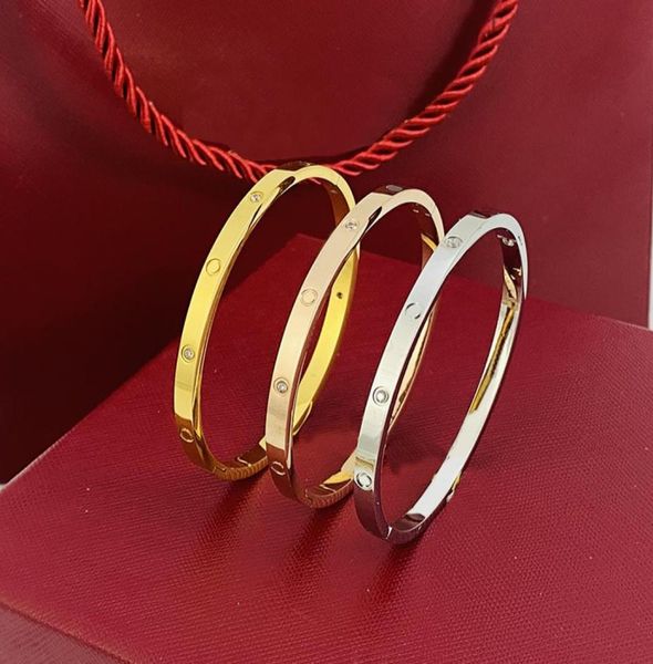 luxury designer jewelry 4mm thin silver bracelets bangles for women men titanium steel gold no screwdriver bracelets classic lover6276245, Golden;silver
luxury designer jewelry 4mm thin silver bracelets bangles for women men titanium steel gold no screwdriver bracelets classic lover6276245, Golden;silver