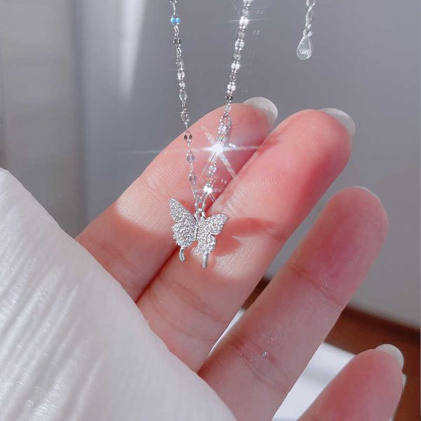 pendant necklaces luxury silver color butterfly necklaces female exquisite pendant clavicle chain necklace for women wedding party jewelry g
pendant necklaces luxury silver color butterfly necklaces female exquisite pendant clavicle chain necklace for women wedding party jewelry g