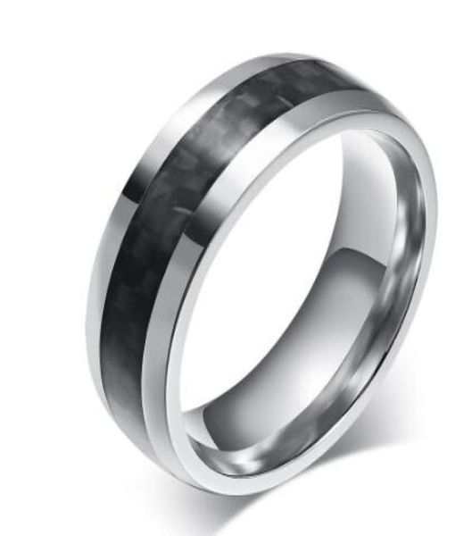 new jewelry men039s ring black carbon fiber silver plated stainless steel ring for men and for women gifts drop r0941727372
new jewelry men039s ring black carbon fiber silver plated stainless steel ring for men and for women gifts drop r0941727372