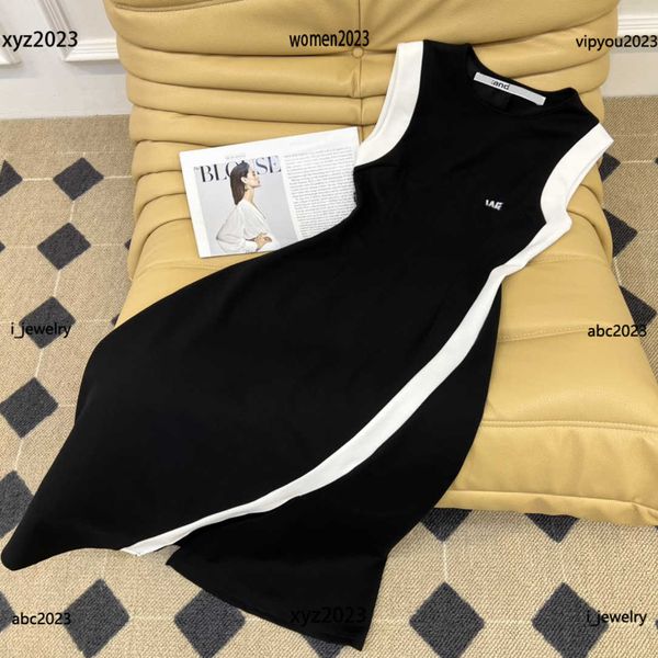 designer skirt sleeveless design dresses for woman size s-l contrast split dress waist design tank dress may25, Black;gray
designer skirt sleeveless design dresses for woman size s-l contrast split dress waist design tank dress may25, Black;gray