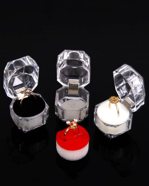 whole 40 clear view plastic ring display case jewelry box whiteblackpink padding1216469, Black;white
whole 40 clear view plastic ring display case jewelry box whiteblackpink padding1216469, Black;white