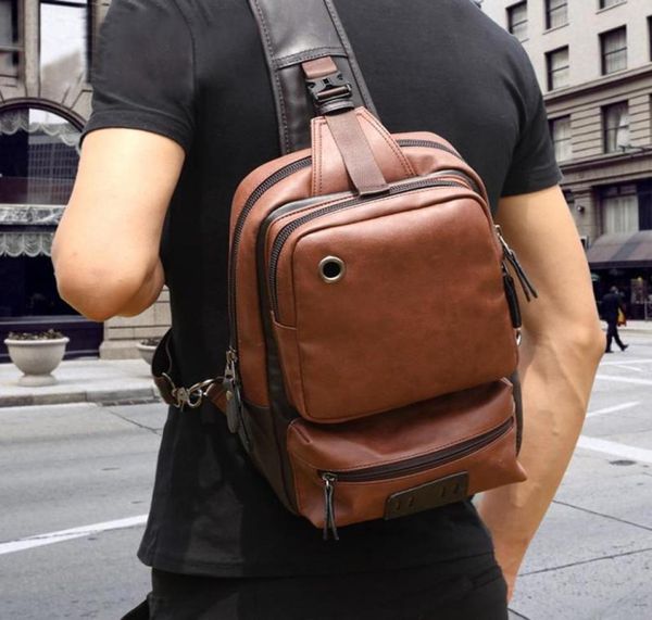 backpack vintage pu leather men chest backbag casual fashion male messenger bags back pack crossbody small sling single shoulder b4034333
backpack vintage pu leather men chest backbag casual fashion male messenger bags back pack crossbody small sling single shoulder b4034333