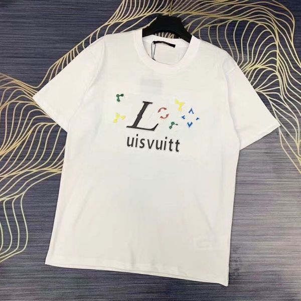 23 mens t shirt designer t shirt mens tees pure cotton breathable simple and versatile light luxury and trendy couple's same clothing, White;black
23 mens t shirt designer t shirt mens tees pure cotton breathable simple and versatile light luxury and trendy couple's same clothing, White;black