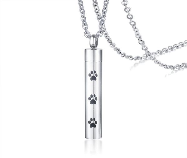 personalized pet cremation urn necklace in stainless steel memorial remembrance dog cat ashes paw print necklace for ashes6408450, Silver
personalized pet cremation urn necklace in stainless steel memorial remembrance dog cat ashes paw print necklace for ashes6408450, Silver