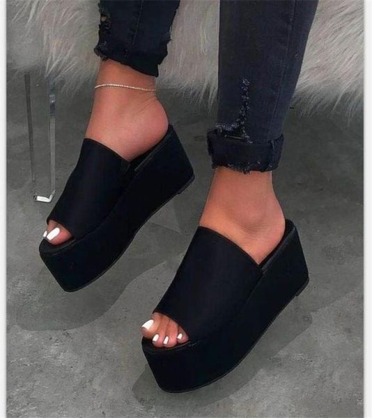 large size women039s shoes 2021 summer new fish mouth platform slippers female style sandals7671381, Black
large size women039s shoes 2021 summer new fish mouth platform slippers female style sandals7671381, Black