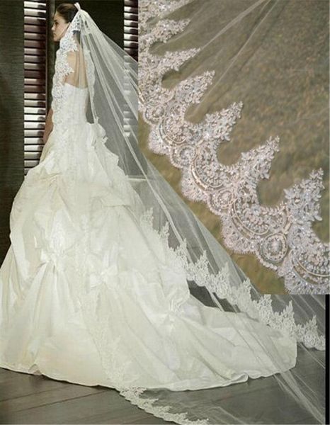 new arrival one layer lace edge long wedding veil 3 meters white ivory bridal veil with comb bridal accessories6574551, Black
new arrival one layer lace edge long wedding veil 3 meters white ivory bridal veil with comb bridal accessories6574551, Black