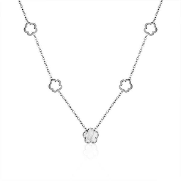 pendant necklaces poxam luxury elegant white shell flower chain necklace for women fashion stainless steel pendant necklaces 2021 jewelry gi, Silver
pendant necklaces poxam luxury elegant white shell flower chain necklace for women fashion stainless steel pendant necklaces 2021 jewelry gi, Silver