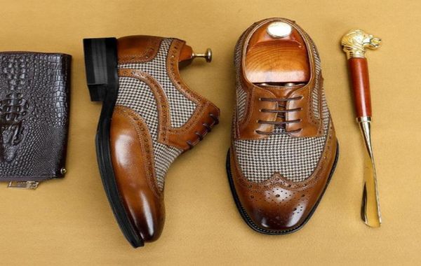 men brock derby shoes colorblock pu stitching plaid carved wingtip lace up fashion business casual wedding daily dress shoes3941130, Black
men brock derby shoes colorblock pu stitching plaid carved wingtip lace up fashion business casual wedding daily dress shoes3941130, Black