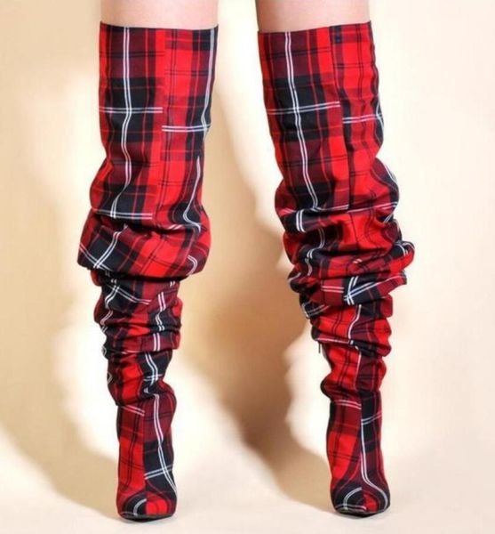 limited edition folds shoes women pleated boots in winter over the knee boots women high heels plaid red yellow red1816578, Black
limited edition folds shoes women pleated boots in winter over the knee boots women high heels plaid red yellow red1816578, Black
