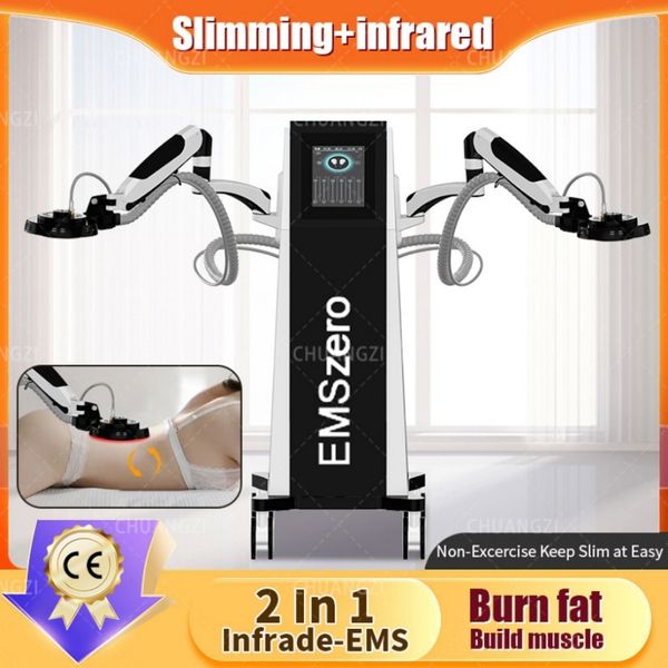 the newly launched two-in-one rf infrared emszero slimming infrared non-exercise slimming fat burning standing muscle
the newly launched two-in-one rf infrared emszero slimming infrared non-exercise slimming fat burning standing muscle