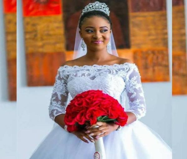 vintage ball gown lace wedding dress off shoulder 34 long sleeve vestido de noivas robe de mariage custom made gown9568193, White
vintage ball gown lace wedding dress off shoulder 34 long sleeve vestido de noivas robe de mariage custom made gown9568193, White