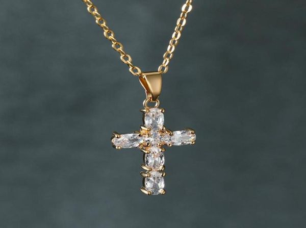 pendant necklaces one piece jesus cross necklace for women luxury crystal rose gold silver color chains wedding jewelry gift5272726
pendant necklaces one piece jesus cross necklace for women luxury crystal rose gold silver color chains wedding jewelry gift5272726
