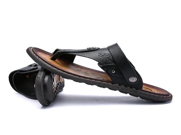 men sandals genuine split leather men beach sandals casual shoes flip flops slippers sneakers summer shoes6462372, Black
men sandals genuine split leather men beach sandals casual shoes flip flops slippers sneakers summer shoes6462372, Black