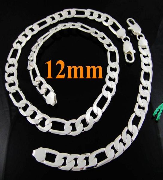 5sets cool 925 silver men039s 12mm flat figaro chains necklae bracelet jewelry set 4 choices1486796
5sets cool 925 silver men039s 12mm flat figaro chains necklae bracelet jewelry set 4 choices1486796