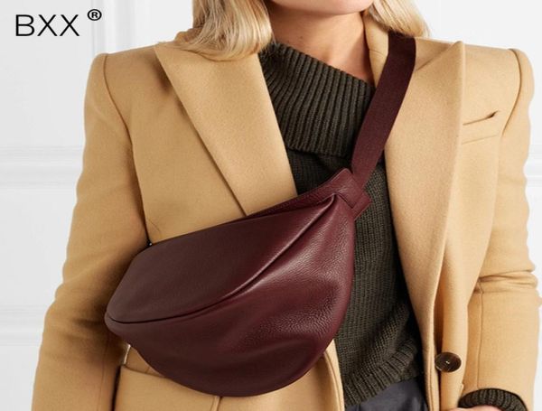 bxx 2021 spring woman new wine red black color wide single strap zipper half moon pu leather chest bag all match li8123813103
bxx 2021 spring woman new wine red black color wide single strap zipper half moon pu leather chest bag all match li8123813103
