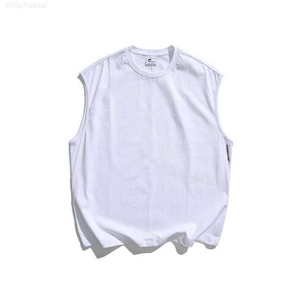 2023 summer simple solid sport tank men's fashion brand loose relaxed sleeveless t-shirt, White;black
2023 summer simple solid sport tank men's fashion brand loose relaxed sleeveless t-shirt, White;black