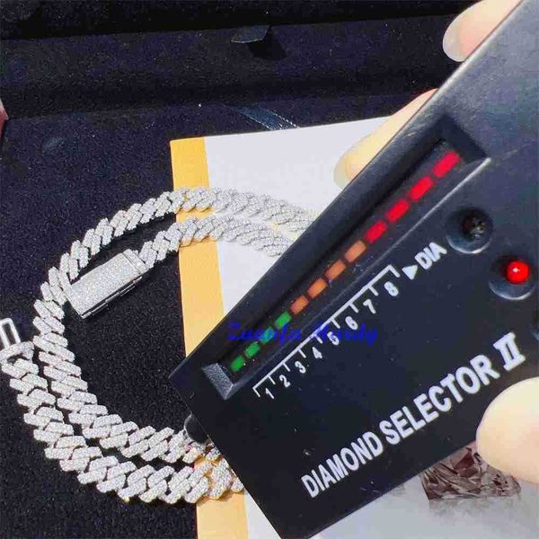 zuanfa pass diamond tester vvs moissanite cuban link chain 8mm 10mm hip hop necklace men, Silver
zuanfa pass diamond tester vvs moissanite cuban link chain 8mm 10mm hip hop necklace men, Silver