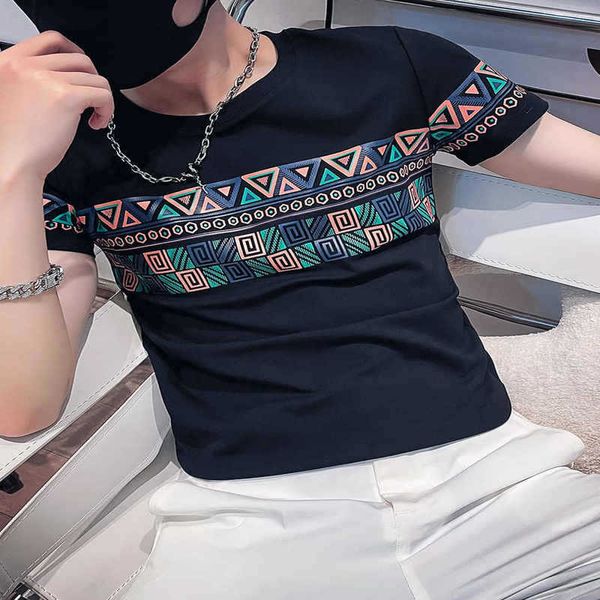 2023 summer men's t-shirt underlay men's short sleeve slim fit half sleeve trendy round neck ethnic style fashion t-shirt, White;black
2023 summer men's t-shirt underlay men's short sleeve slim fit half sleeve trendy round neck ethnic style fashion t-shirt, White;black