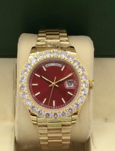 29 style 43mm men's mechanical watch mens big diamond watches mens stainless steel folding buckle sport business wristwatch montre de l, Slivery;brown
29 style 43mm men's mechanical watch mens big diamond watches mens stainless steel folding buckle sport business wristwatch montre de l, Slivery;brown