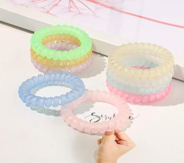 telephone wire coil hair tie band woman frosted elastic rubber girl holder bracelet accessory ponytail headdress3714377, Slivery;white
telephone wire coil hair tie band woman frosted elastic rubber girl holder bracelet accessory ponytail headdress3714377, Slivery;white