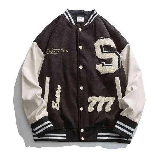 men's jackets high street baseball jacket men pu leather splice towel embroidery varsity vintage loose causal coat couple green jacket0, Black;brown
men's jackets high street baseball jacket men pu leather splice towel embroidery varsity vintage loose causal coat couple green jacket0, Black;brown