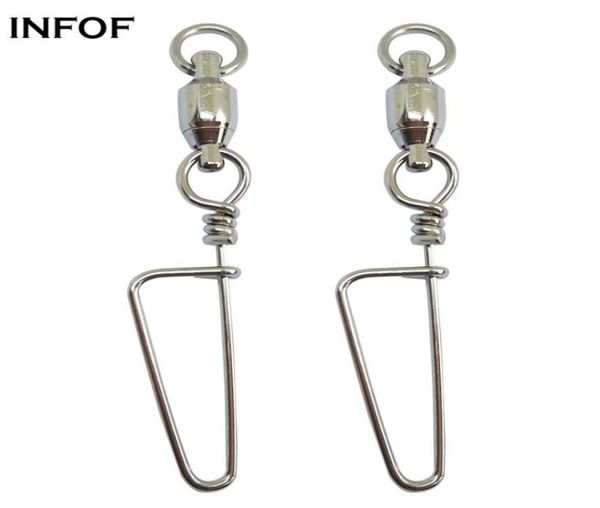 100 pcs fishing ball bearing swivel with coastlock snap welded ringhigh strength saltwater standard high strength 26lb to 500lb3718018
100 pcs fishing ball bearing swivel with coastlock snap welded ringhigh strength saltwater standard high strength 26lb to 500lb3718018