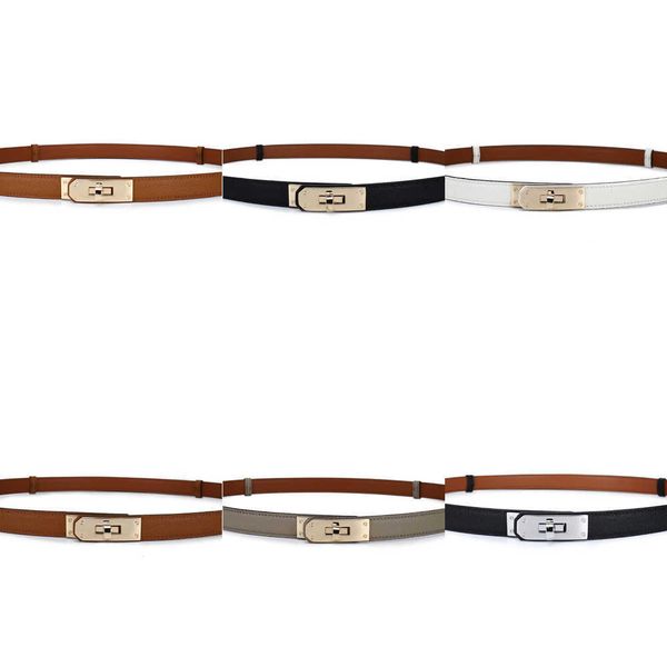 designer luxury belts women's thin waist belt 1.8cm wide high-quality h family kelly dress small suit necessary for formal wear, Black;brown
designer luxury belts women's thin waist belt 1.8cm wide high-quality h family kelly dress small suit necessary for formal wear, Black;brown
