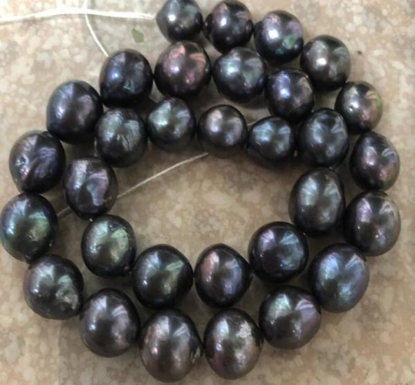 new fine pearl jewelry stunning1314mm tahitian black green red pearl necklace 18inch1514686, Silver
new fine pearl jewelry stunning1314mm tahitian black green red pearl necklace 18inch1514686, Silver