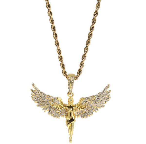 angel wings pendant necklace iced out cubic zirconia wings of angel charms fashion jewelry for women, Silver
angel wings pendant necklace iced out cubic zirconia wings of angel charms fashion jewelry for women, Silver