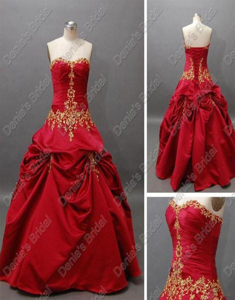 2015 christmas luxury red wedding ball gowns pleats ruching with gold color embroideries actual real images db629644654, White
2015 christmas luxury red wedding ball gowns pleats ruching with gold color embroideries actual real images db629644654, White