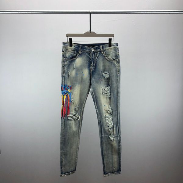 new designer mens jeans skinny pants casual luxury jeans men fashion distressed ripped slim motorcycle moto biker denim hip hop pantsq10, Blue 
new designer mens jeans skinny pants casual luxury jeans men fashion distressed ripped slim motorcycle moto biker denim hip hop pantsq10, Blue