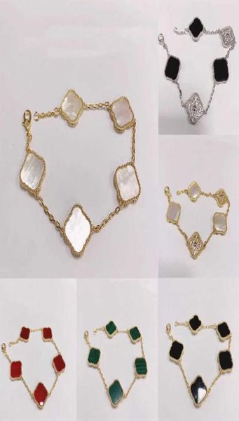 charm bracelets 925 silver designer lucky elegant charm bracelet cleef fashion vintage 5 motifs bracelets clover leaf necklace lux7151188, Golden;silver
charm bracelets 925 silver designer lucky elegant charm bracelet cleef fashion vintage 5 motifs bracelets clover leaf necklace lux7151188, Golden;silver