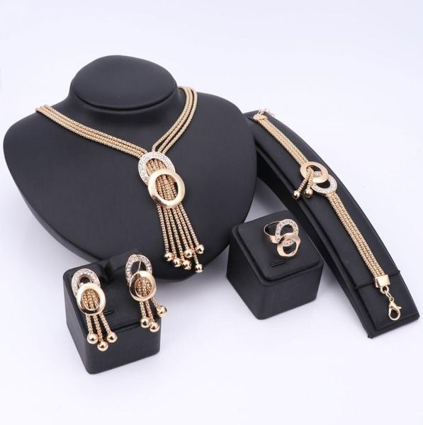african jewelry sets women wedding gold plated crystal tassel necklace fashion bridal ring bracelet earrings accessories6239523, Slivery;golden
african jewelry sets women wedding gold plated crystal tassel necklace fashion bridal ring bracelet earrings accessories6239523, Slivery;golden