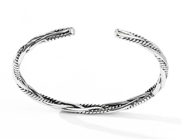 bangle retro ancient silver color ed woven bracelet jewelry fashion creative opening couple gift3926171, Black
bangle retro ancient silver color ed woven bracelet jewelry fashion creative opening couple gift3926171, Black
